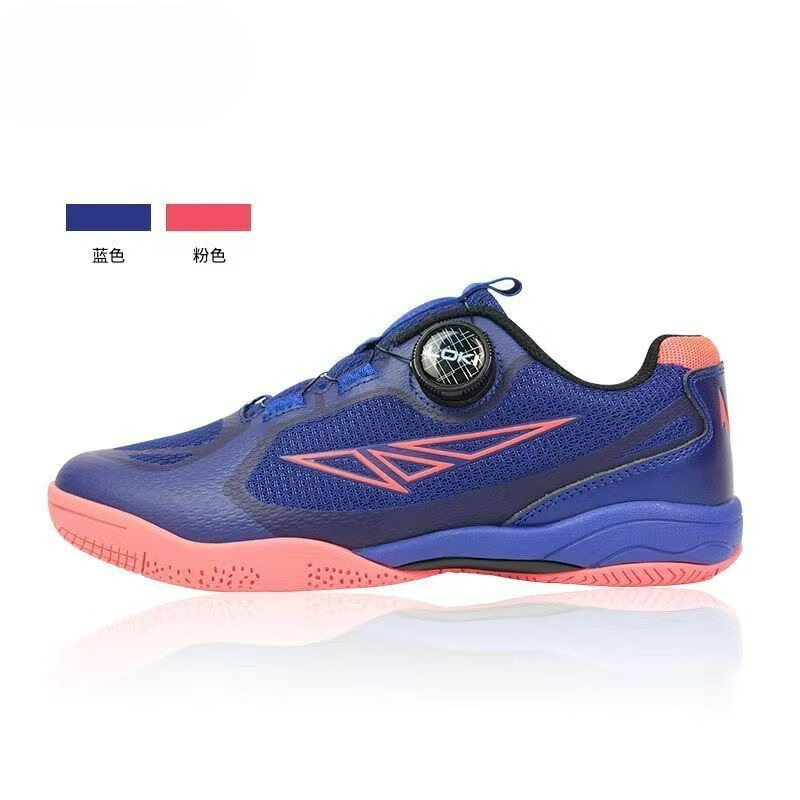 Table Tennis Vs Badminton - 2026 รองเท้าเทเบิลเทนนิสผู้ชายผู้หญิงสีขาวสีฟ้าแบดมินตันเทรนนิ่ง ยูนิเซ็กส์ ควิก เลซซิ่งรองเท้าผ้าใบกีฬารองเท้าคู่รัก