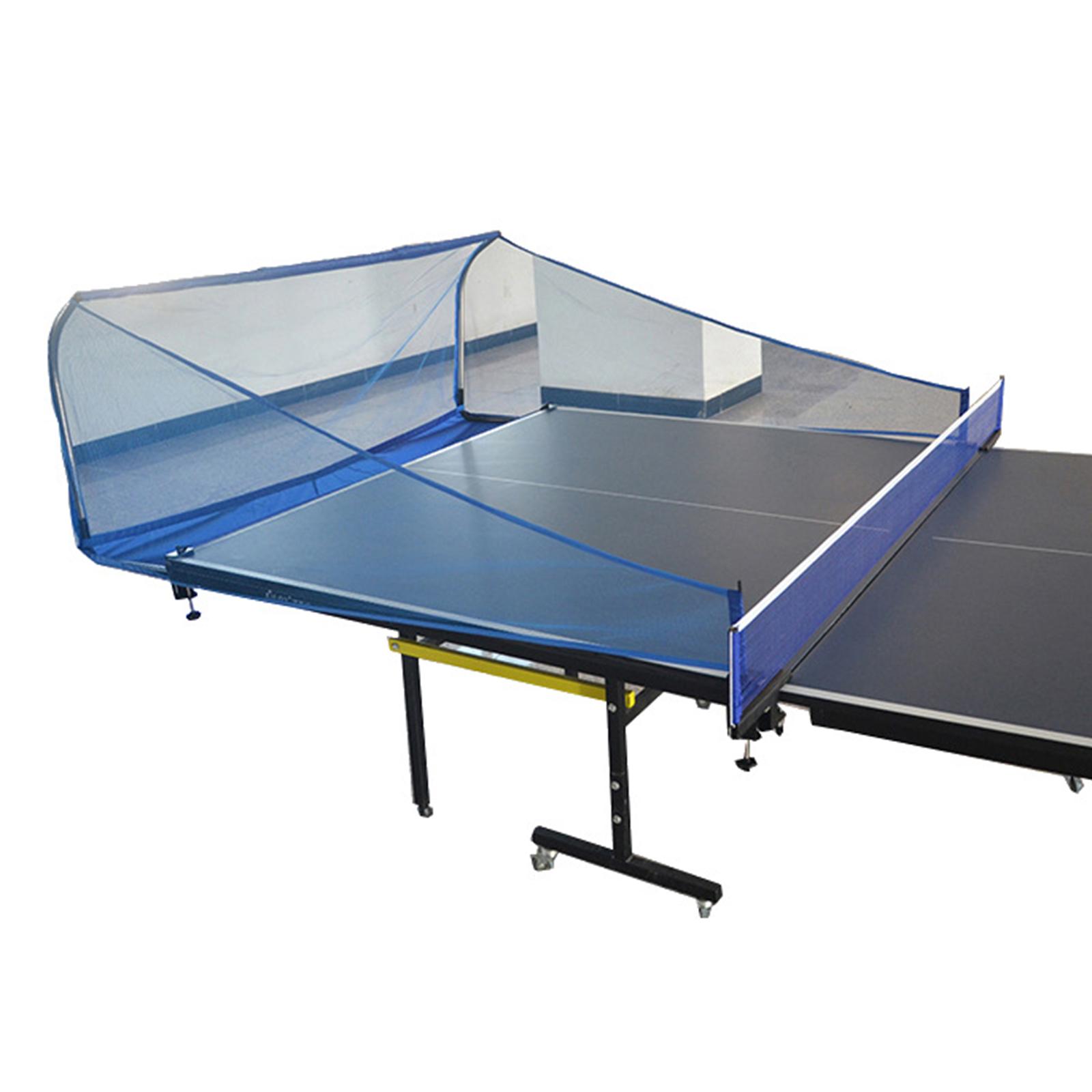 Table Tennis Launcher - ตาข่ายเก็บลูกปิงปอง พกพาสะดวก ทนทาน อุปกรณ์เสริมสำหรับเก็บลูกสีน้ำเงิน สำหรับสโมสรและการฝึกซ้อมที่บ้าน