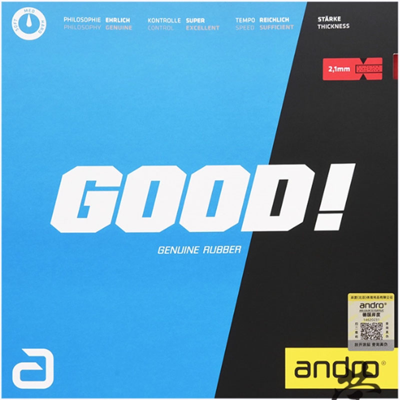 Table Tennis For Sale - Andro GOOD ยางปิงปอง ไม่เหนียวเหนอะหนะ ยืดหยุ่นสูง แข็งแรง