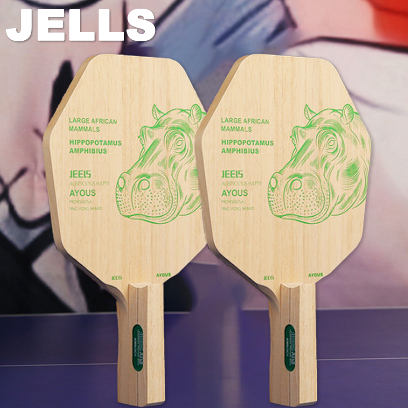 Table Tennis Racket - ไม้ปิงปอง JEELS 1-Ply Ayous รุ่น Hexagonal