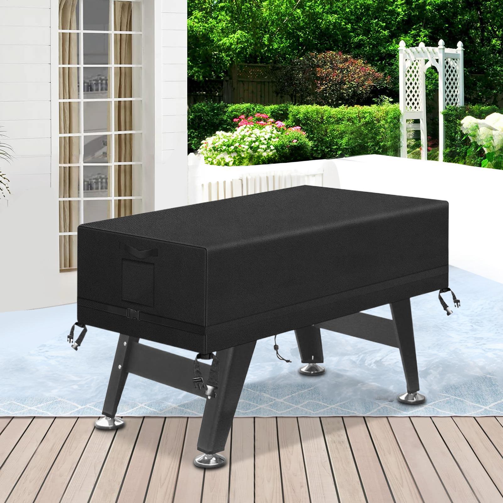 Table Tennis For Sale - ผ้าคลุมโต๊ะฟุตบอลกันฝุ่นกันน้ำ 210D ผ้าหนาสำหรับระเบียงกลางแจ้งโต๊ะบิลเลียดป้องกันโต๊ะเกม