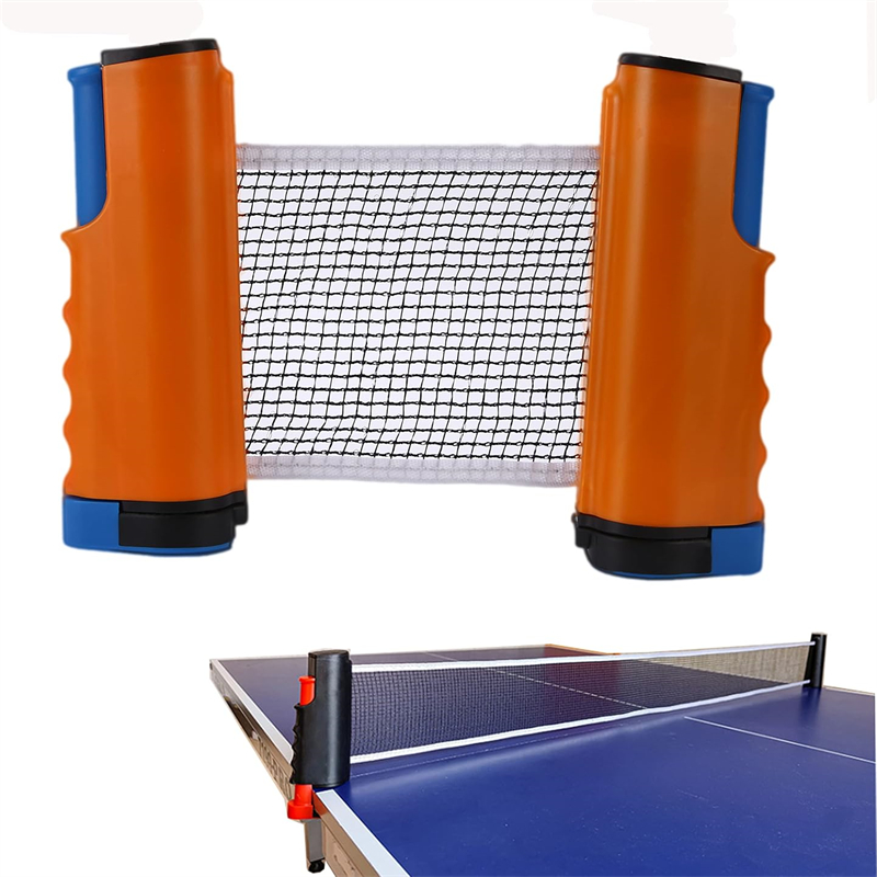 Table Tennis Ranking - 1/2 ชิ้น ตาข่ายปิงปองแบบพกพา ตาข่ายปิงปองแบบขยายได้ สำหรับโต๊ะปิงปองทุกประเภท ขาตั้งตาข่ายปิงปองแบบปรับได้