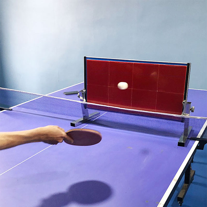 Table Tennis Launcher - เครื่องฝึกปิงปองแบบสปริงแบ็คสำหรับฝึกซ้อมคนเดียวที่บ้าน พร้อมอุปกรณ์เสริม