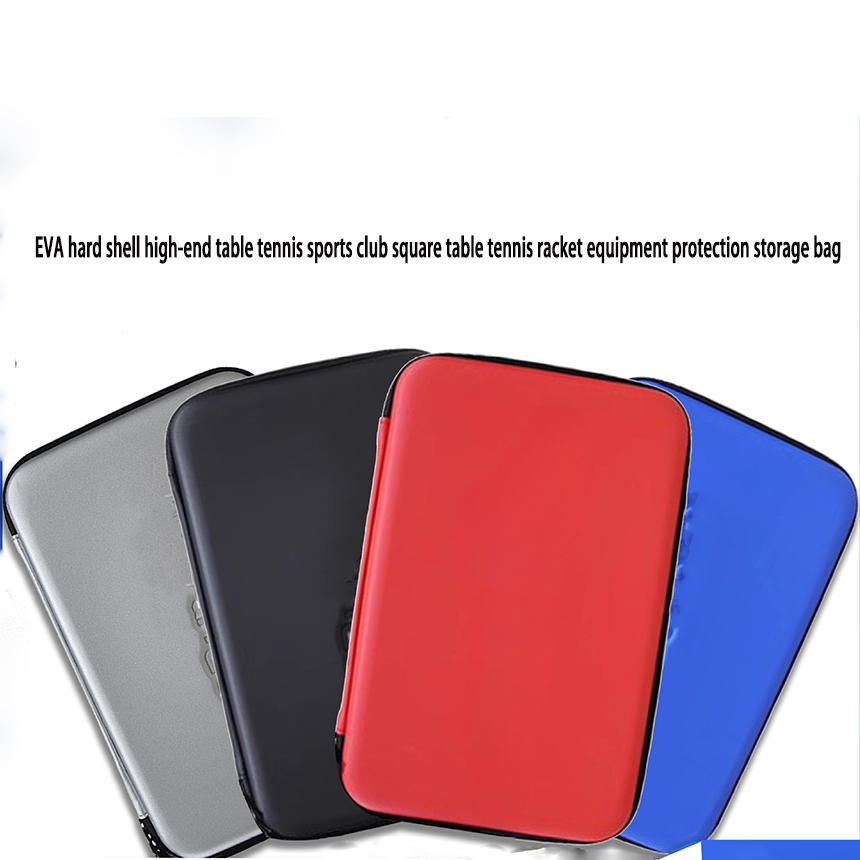 Table Tennis Equipment - กระเป๋าใส่ไม้ปิงปองทรงสี่เหลี่ยมแบบแข็ง EVA คุณภาพสูง สำหรับคลับกีฬาปิงปอง ป้องกันและจัดเก็บอุปกรณ์