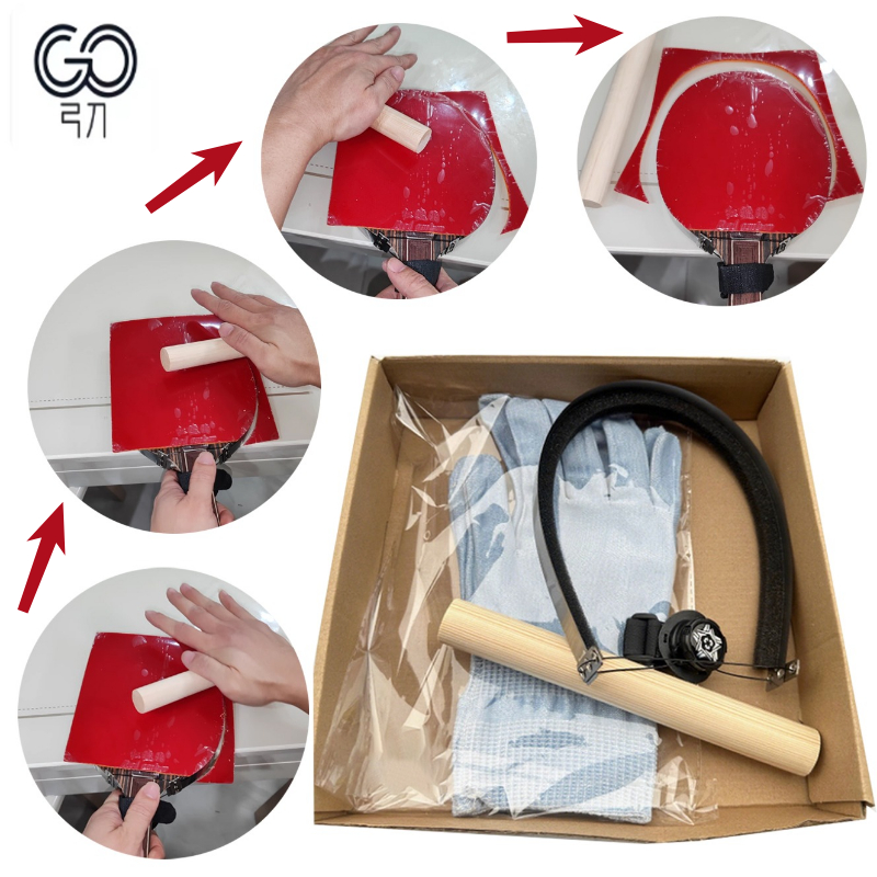 Table Tennis Launcher - กรรไกรตัดยางปิงปองสำหรับยางปิงปอง ใช้งานง่าย DIY เครื่องมือตัดยางปิงปองทรงกลม