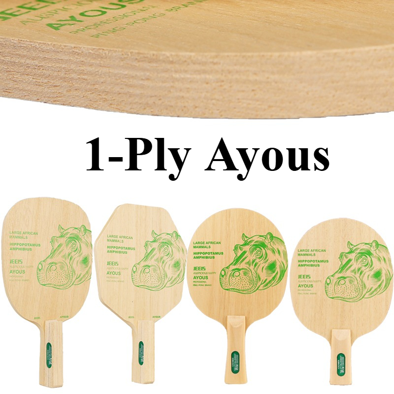 ไม้ปิงปอง JEELS Green Hippo 1  - Table Tennis Paddle บทวิจารณ์และราคา