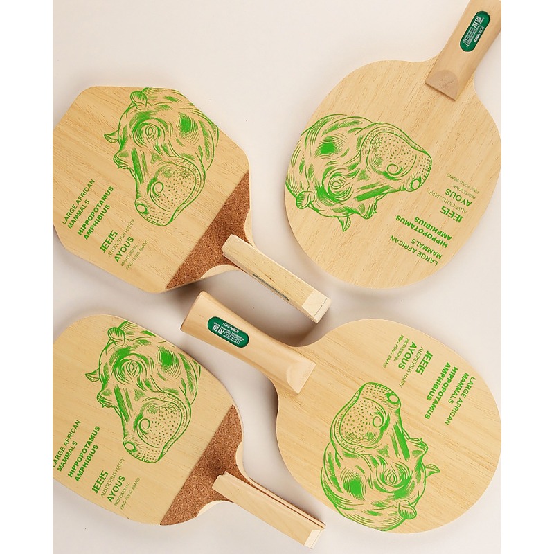 ไม้ปิงปอง JEELS Green Hippo 1  - Table Tennis Paddle บทวิจารณ์และราคา