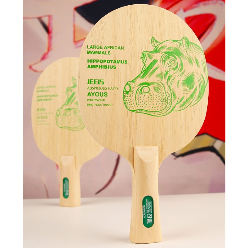 ไม้ปิงปอง JEELS Green Hippo 1  - Table Tennis Paddle บทวิจารณ์และราคา