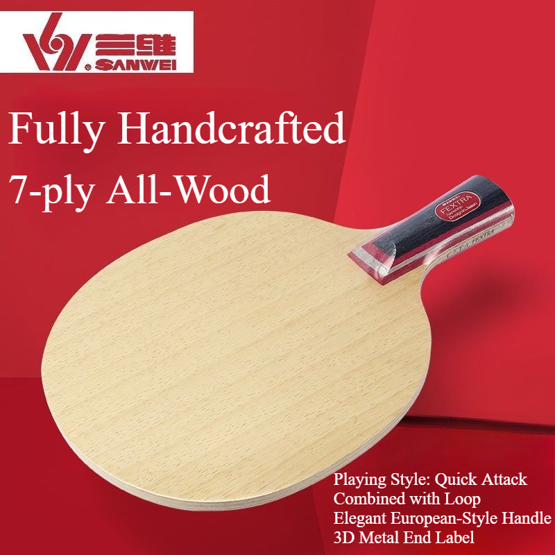 ไม้ปิงปอง SANWEI FEXTRA 7 รุ่น - Table Tennis Racket บทวิจารณ์และราคา