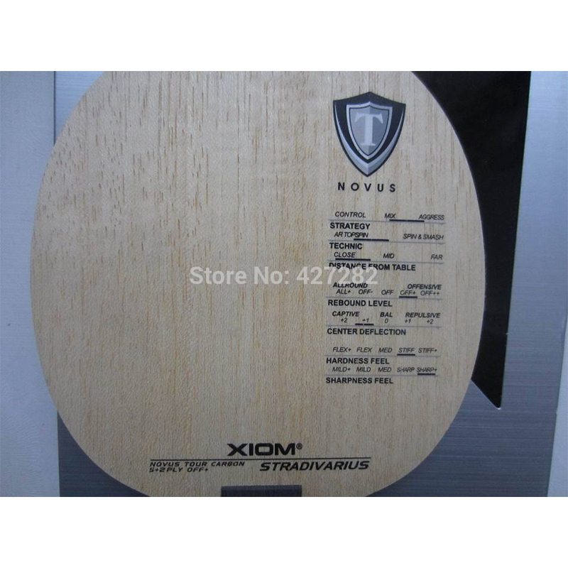 ไม้ปิงปอง XIOM STRADIVARIUS รุ - Table Tennis Racket บทวิจารณ์และราคา