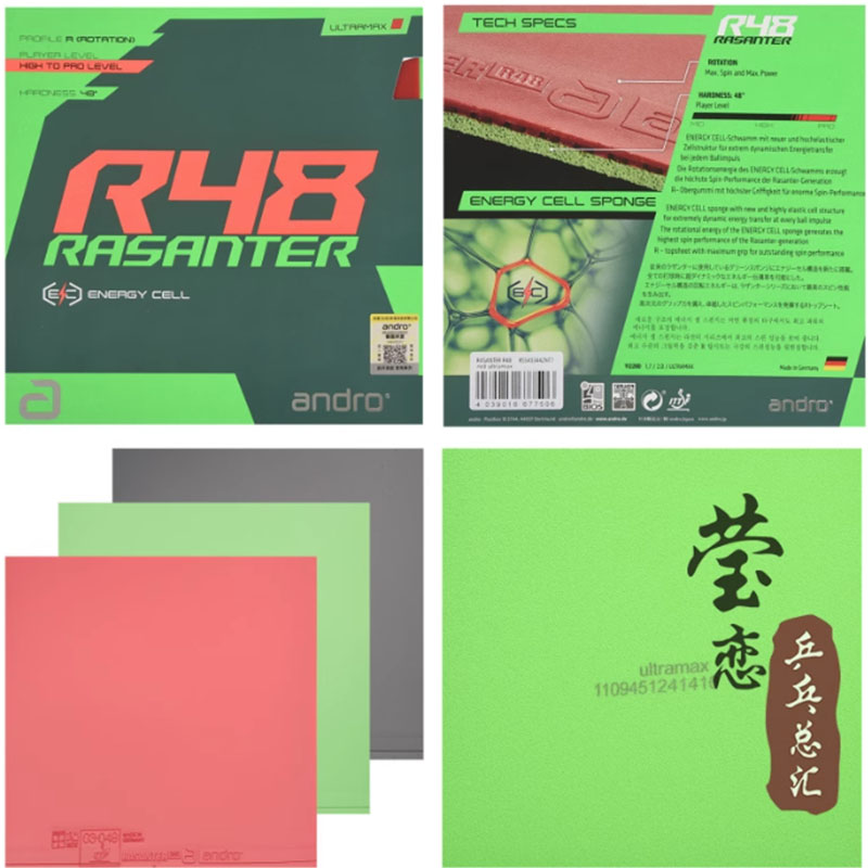 ยางปิงปอง Andro Rasanter R45 4 - Table Tennis For Sale บทวิจารณ์และราคา