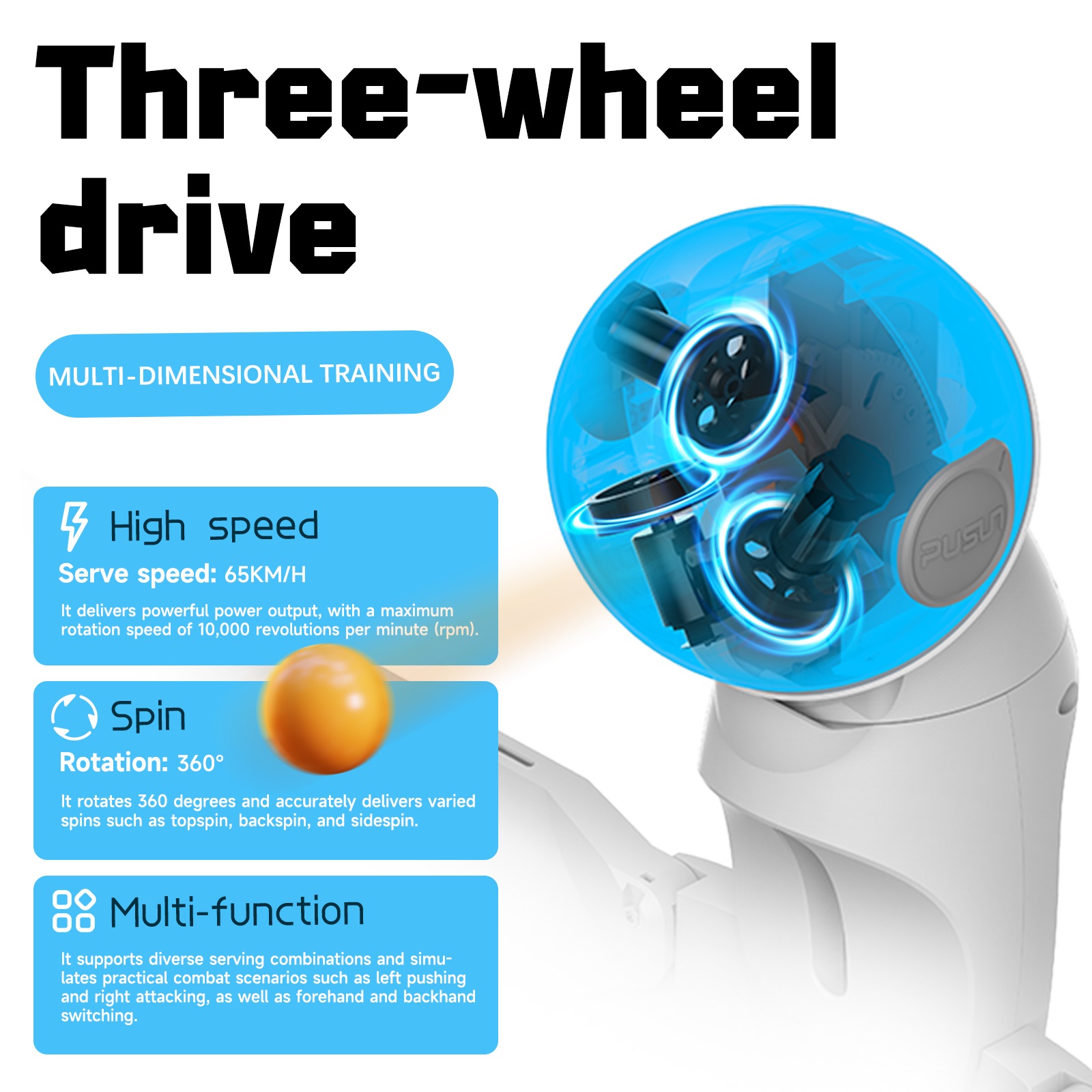 เครื่องปิงปองอัจฉริยะรุ่นใหม่  - Robot Ball Machine บทวิจารณ์และราคา