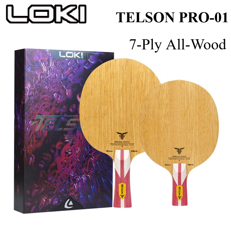 ใหม่ LOKI TELSON PRO-01 ไม้ปิง - Table Tennis Paddle บทวิจารณ์และราคา